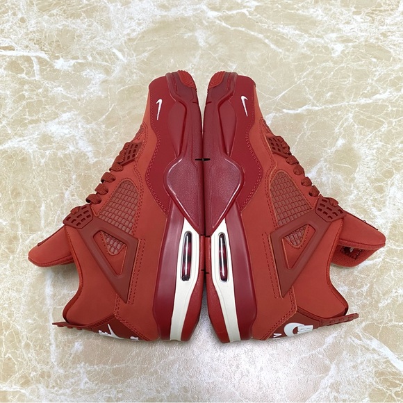 Jordan 4 Retro Brick by Brick -Men's Casual Sneakers Shoes - Picture 6 of 10